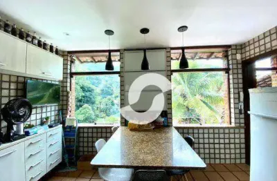 Casa com 4 dormitórios à venda, 378 m² por r$ 1.395.000,00 - itaipu - niterói/rj