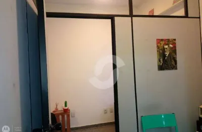 Sala no centro de niterói  mobiliada com  28 m²  à venda - por r$ 160.000 - centro - niterói/rj
