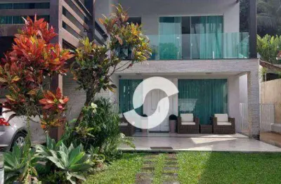 Casa com 4 dormitórios à venda, 382 m² por r$ 1.280.000,00 - itaipu - niterói/rj