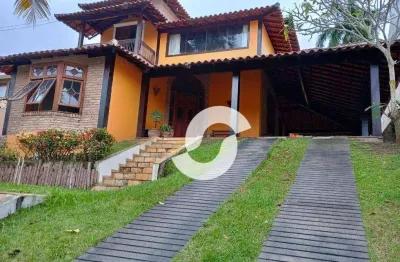 Casa linda 3 dormitórios com casa de hóspedes à venda, 364 m² por r$ 1.600.000 - serra grande - niterói/rj