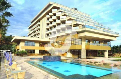 Cobertura em apart hotel com vista panorâmica mar no gragoatá, com vaga própria e lazer! r$900mil - niterói/rj