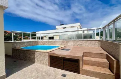 Cobertura com 3 dormitórios à venda, 200 m² por r$ 1.100.000,00 - itaipu - niterói/rj