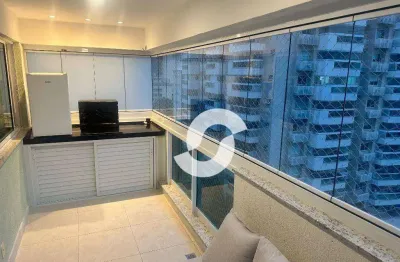 Santa rosa, apartamento com 03 suítes 1 vaga, varanda com cortina de vidro e lazer completo - 98m² r$ 910.000,00 - santa rosa - niterói/rj