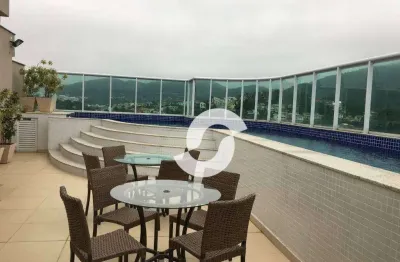 Cobertura com 2 dormitórios à venda, 155 m² por r$ 860.000,00 - maravista - niterói/rj