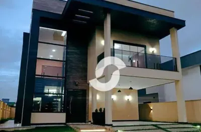 Casa com 4 dormitórios à venda, 266 m² por r$ 1.700.000,00 - inoã - maricá/rj