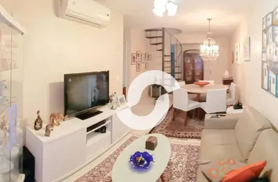 Cobertura com 3 dormitórios à venda, 152 m² por r$ 900.000,00 - ingá - niterói/rj