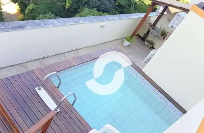 Cobertura com 3 dormitórios à venda, 152 m² por r$ 1.100.000,00 - ingá - niterói/rj