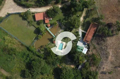 Sítio com 8 dormitórios à venda, 20000 m² por r$ 650.000,00 - pitangas - tanguá/rj