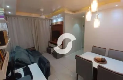 Apartamento em condomínio referência com 2 dormitórios à venda, 48 m² por r$ 179.999 - nova cidade - são gonçalo/rj