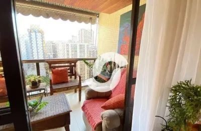 Apartamento com 3 dormitórios, 2 suítes e 2 varandas, à venda, 186 m² por r$ 2.023.000,00 - icaraí - niterói/rj