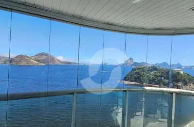 Apartamento com 4 dormitórios à venda, 190 m² por r$ 2.990.000,00 - boa viagem - niterói/rj