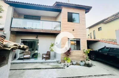 Casa com 3 dormitórios à venda, 200 m² por r$ 750.000,00 - jardim atlântico central (itaipuaçu) - maricá/rj