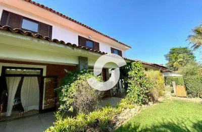 Casa com 4 dormitórios à venda, 363 m² por r$ 1.600,00 - itaipu - niterói/rj