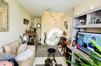 Cobertura com 2 dormitórios à venda, 122 m² por r$ 900.000,00 - icaraí - niterói/rj