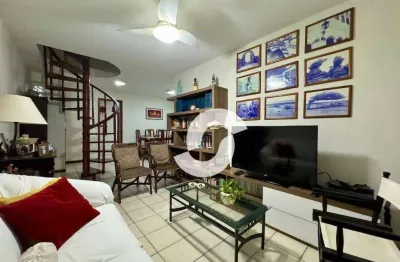 Cobertura com 4 dormitórios à venda, 200 m² por r$ 1.800.000,00 - icaraí - niterói/rj
