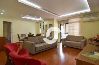 Apartamento com 3 dormitórios à venda, 121 m² por r$ 890.000,00 - santa rosa - niterói/rj