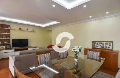 Apartamento com 3 dormitórios à venda, 121 m² por r$ 890.000,00 - santa rosa - niterói/rj