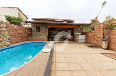 Casa com 3 dormitórios à venda, 156 m² por r$ 890.000,00 - itaipu - niterói/rj