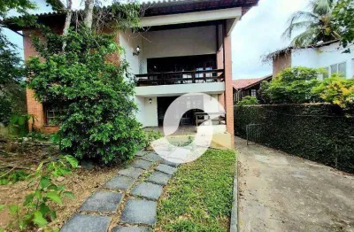 Casa à venda em largo da batalha 3 quartos 2 salas 4 vagas  centro de terreno,  niterói