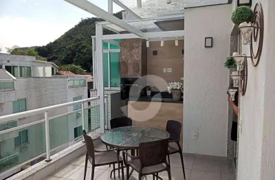 Cobertura com 1 dormitório à venda, 85 m² por r$ 650.000,00 - itacoatiara - niterói/rj