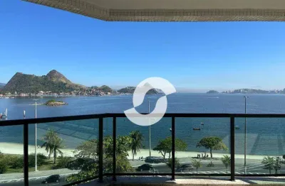 Apartamento à venda, 206 m² por r$ 2.490.000,00 - charitas - niterói/rj