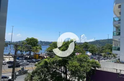 Apartamento com 1 dormitório à venda, pé na areia, 50 m² por r$ 480.000 - charitas - niterói/rj