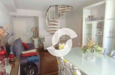 Cobertura com 4 dormitórios à venda, 210 m² por r$ 1.779.900,00 - icaraí - niterói/rj