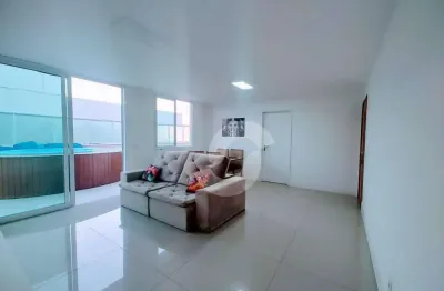 Cobertura com 3 dormitórios à venda, 215 m² por r$ 2.380.000,00 - jardim icaraí - niterói/rj
