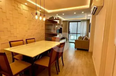 Apartamento com 2 dormitórios à venda, 86 m² por r$ 798.000,00 - santa rosa - niterói/rj