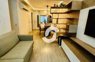 Apartamento com 2 dormitórios à venda, 86 m² por r$ 798.000,01 - santa rosa - niterói/rj