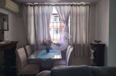 Apartamento com 2 dormitórios à venda, 60 m² por r$ 369.000,00 - santa rosa - niterói/rj