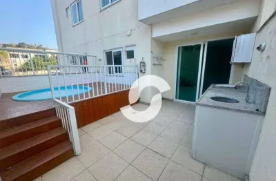 Apartamento garden à venda, 110 m² por r$ 600.000,00 - pendotiba - niterói/rj