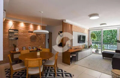 Apartamento lindo 4 dormitórios mobiliado, venda por r$ 1.850.000,00 - camboinhas - niterói/rj