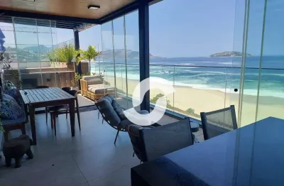 Cobertura com 4 dormitórios à venda, 238 m² por r$ 4.990.000,00 - piratininga - niterói/rj