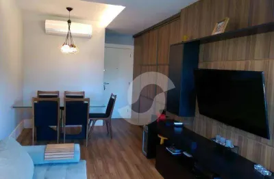 Apartamento com 2 dormitórios à venda, 68 m² por r$ 690.000,00 - itaipu - niterói/rj