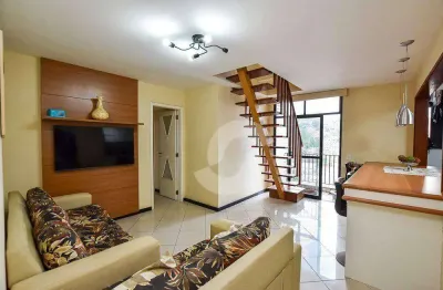 Cobertura com 3 dormitórios à venda, 130 m² por r$ 730.000,00 - icaraí - niterói/rj