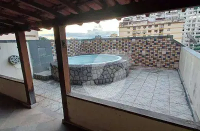 Cobertura com 2 dormitórios à venda, 147 m² por r$ 550.000,00 - santa rosa - niterói/rj