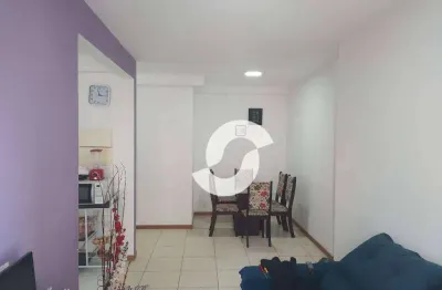 Apartamento com 3 dormitórios à venda, 77 m² por r$ 400.000,00 - largo da batalha - niterói/rj