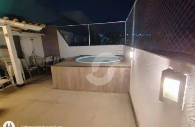 Cobertura à venda, 245 m² por r$ 1.000.000,00 - santa rosa - niterói/rj