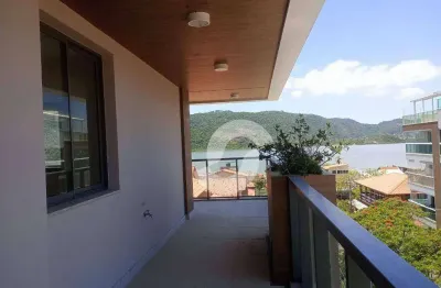 Apartamento na praia com 3 dormitórios à venda, 125 m² por r$ 1.600.000 - piratininga - niterói/rj