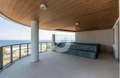 Apartamento frente mar com piscina na varanda gourmet com 3 dormitórios à venda, 181 m² por R$ 2.990.000 - Piratininga - Niterói/RJ