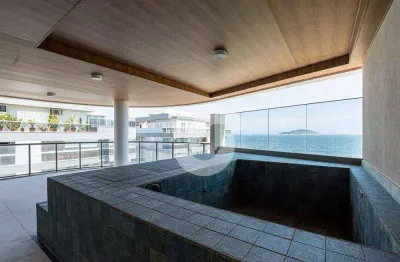 Apartamento frente mar com piscina na varanda gourmet com 3 dormitórios à venda, 181 m² por R$ 2.990.000 - Piratininga - Niterói/RJ