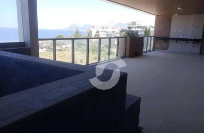 Apartamento com 3 dormitórios à venda, 185 m² por r$ 3.100.000,00 - piratininga - niterói/rj