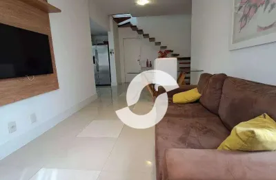 Cobertura duplex com 3 dormitórios à venda, 145 m² por r$ 1.250.000 - icaraí - niterói/rj