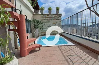 Cobertura duplex com 3 dormitórios à venda, 145 m² por r$ 1.320.000 - icaraí - niterói/rj