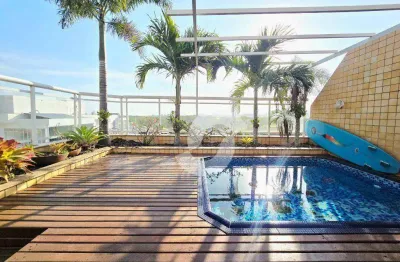 Cobertura com 3 dormitórios à venda, 160 m² por r$ 1.200.000,00 - itaipu - niterói/rj