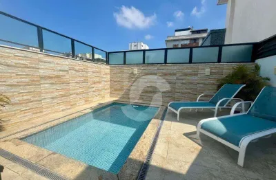 Cobertura à venda, 346 m² por r$ 2.400.000,00 - icaraí - niterói/rj