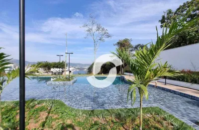 Condomíno clube pertinho de tudo! studio com varandão gourmet, sol da manhã, por r$370mil.