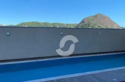Apartamento com 2 dormitórios à venda, 65 m² - largo da batalha - niterói/rj