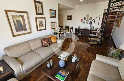 Cobertura com 3 dormitórios à venda, 153 m² por r$ 1.790.000,00 - icaraí - niterói/rj